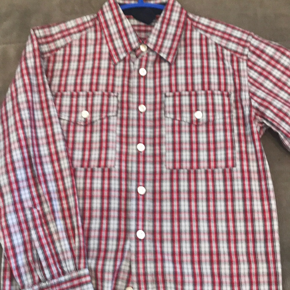 Boys Gap button-down long sleeve shirt